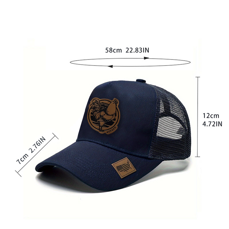 New fashion trend rooster pattern cap trucker hat hats snapback hats for men and women for summer baseball caps flat brimmed cap duck tongue cap travel daily sunscreen cap hats golf cubs party available outdoor sports