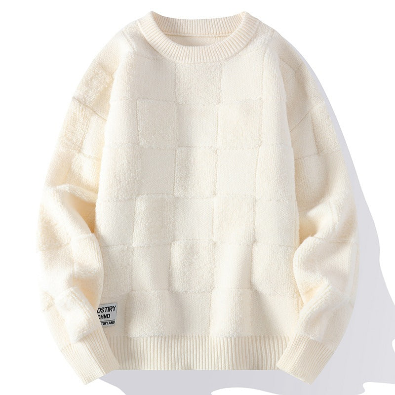 Winter New Fashion Round Neck Sweater Men