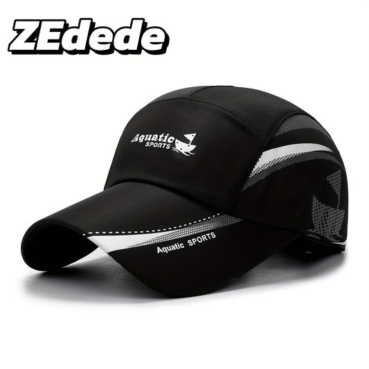 ZEdeede 2-Pack Baseball Caps: Ultra-Fast Drying, Adjustable, Breathable, Perfect for Active Outdoor Activities - Fishing, Hiking, Camping, and More